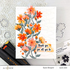 Mini Delight Mini Delight: Budding Wallpaper Stamp & Die Set