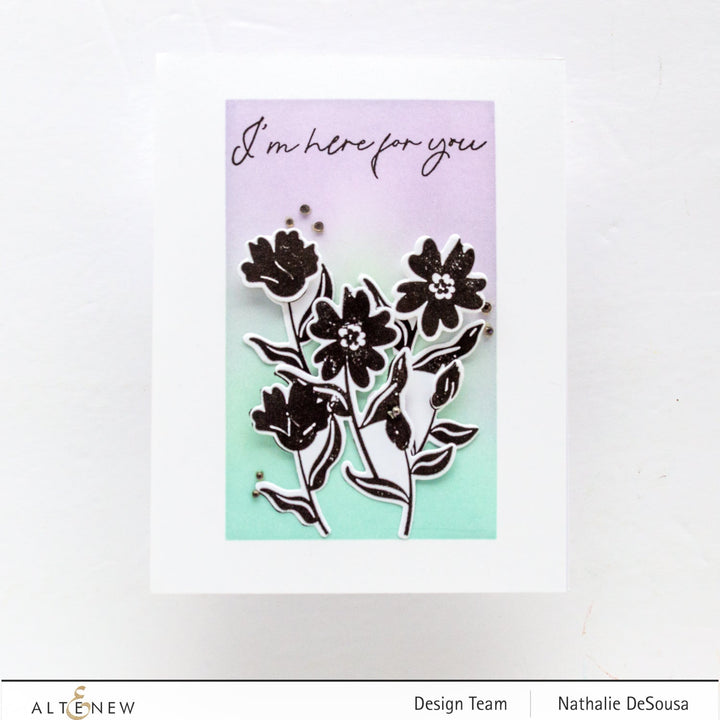 Mini Delight Mini Delight: Budding Wallpaper Stamp & Die Set