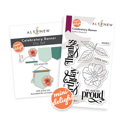 Mini Delight Mini Delight: Celebratory Banner Stamp & Die Set