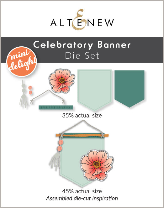 Mini Delight Mini Delight: Celebratory Banner Stamp & Die Set