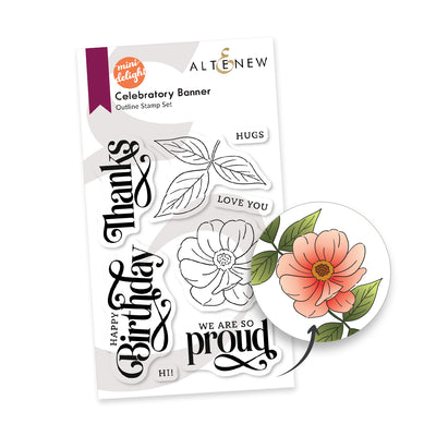 Mini Delight Mini Delight: Celebratory Banner Stamp & Die Set