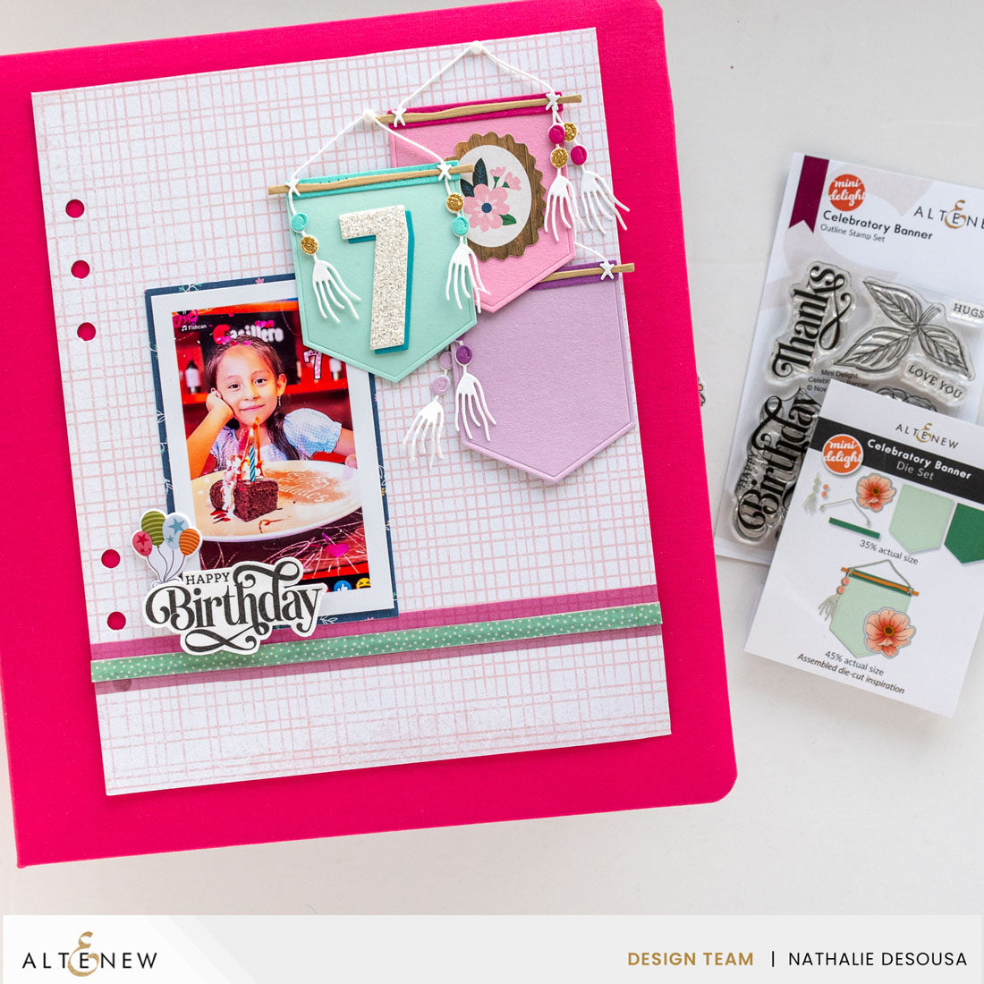 Mini Delight Mini Delight: Celebratory Banner Stamp & Die Set