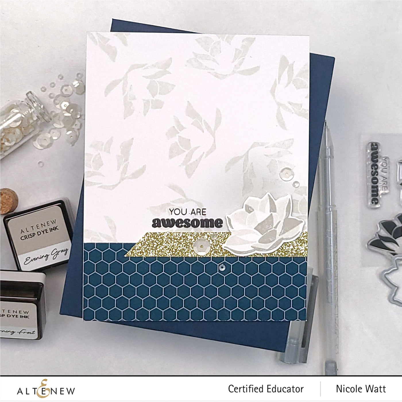 Mini Delight Mini Delight: Crystal Lotus Stamp & Die Set
