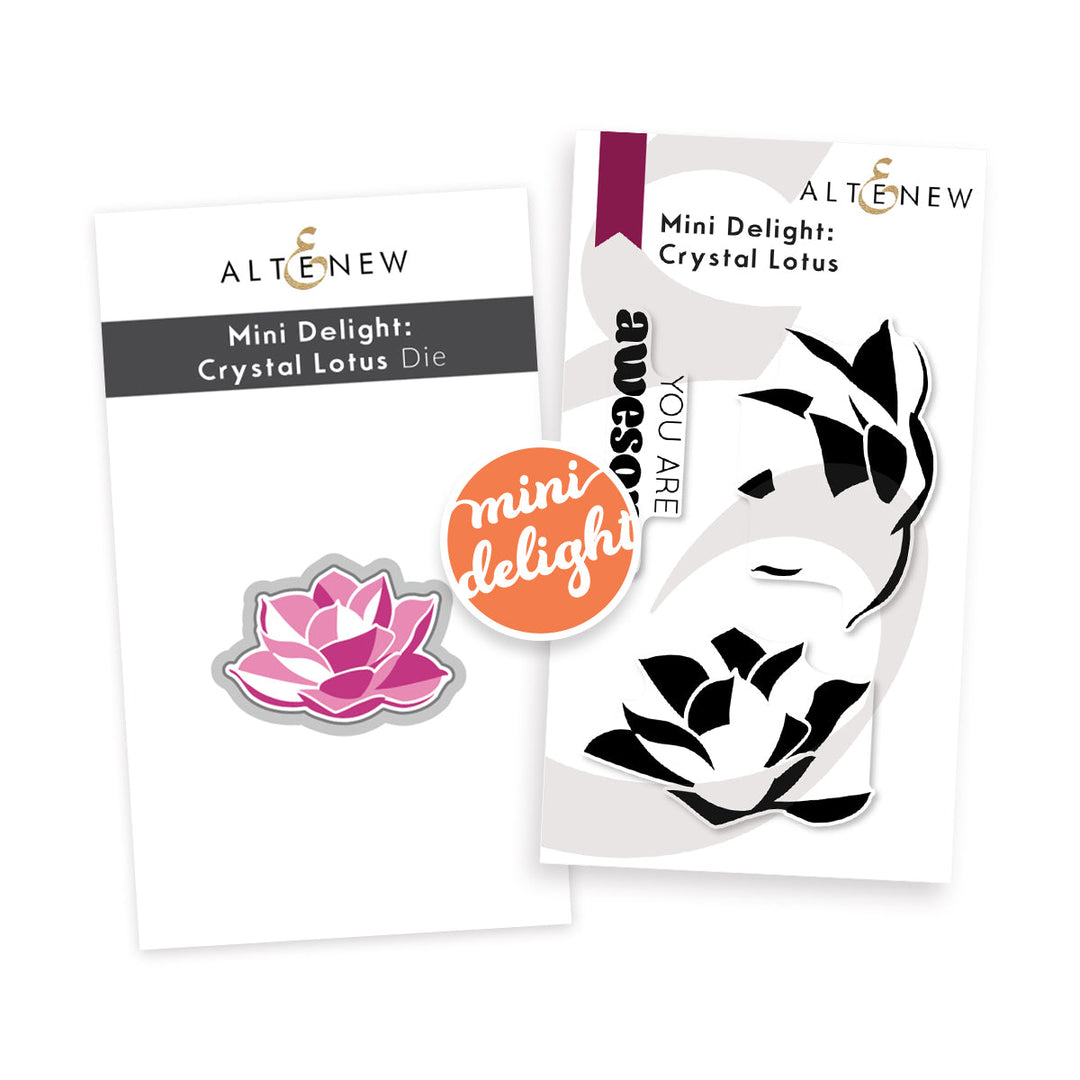 Mini Delight Mini Delight: Crystal Lotus Stamp & Die Set
