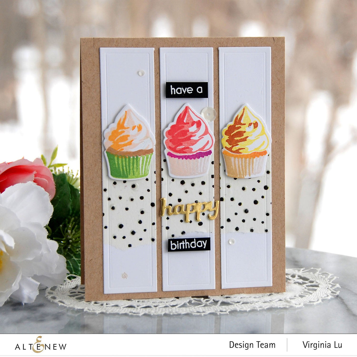 Mini Delight Mini Delight: Cupcake Stamp & Die Set