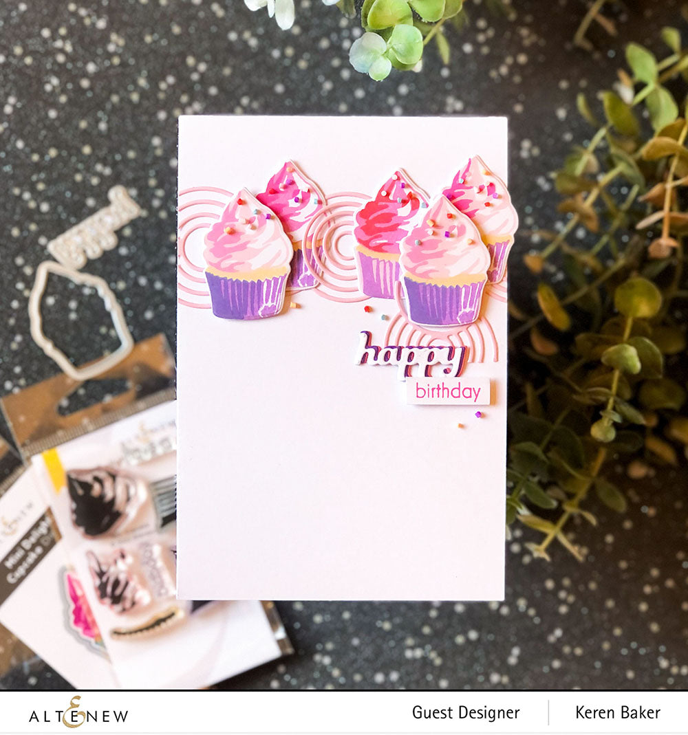 Mini Delight Mini Delight: Cupcake Stamp & Die Set