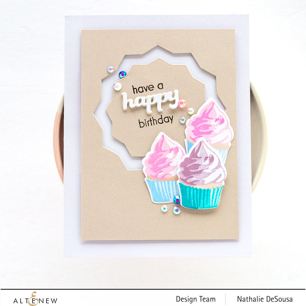 Mini Delight Mini Delight: Cupcake Stamp & Die Set