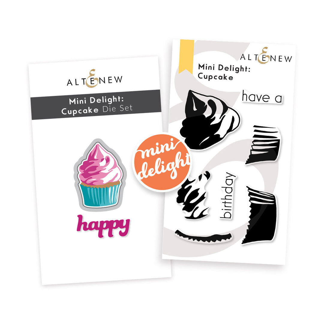 Mini Delight Mini Delight: Cupcake Stamp & Die Set