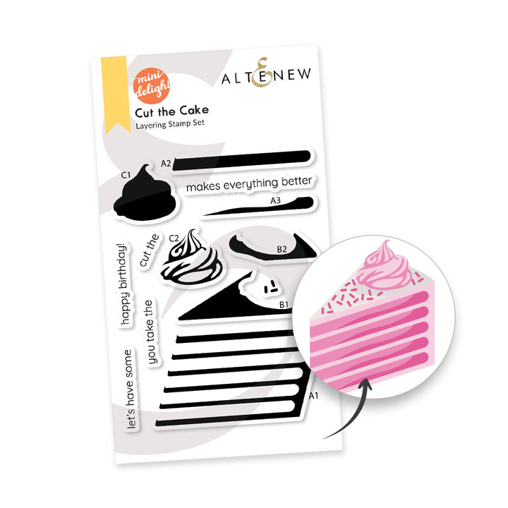 Mini Delight Mini Delight: Cut the Cake Stamp & Die Set