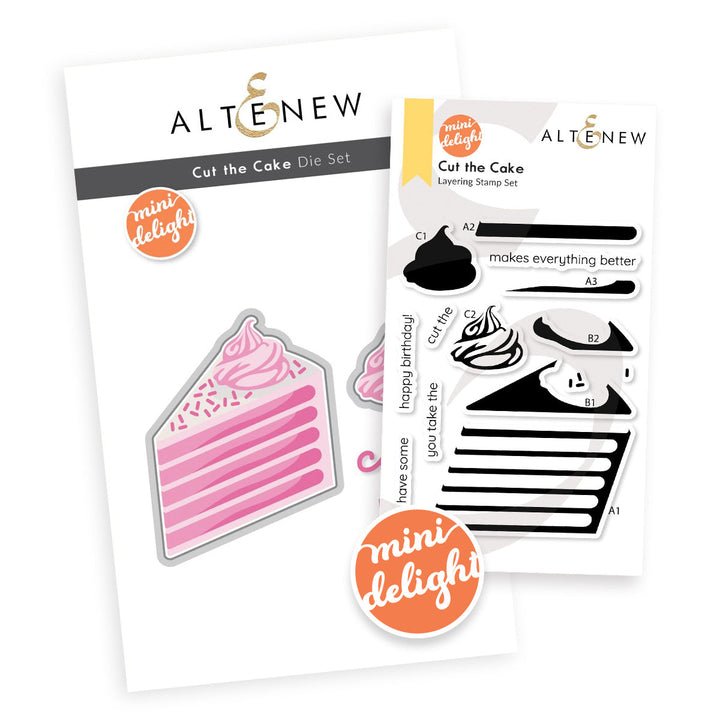 Mini Delight Mini Delight: Cut the Cake Stamp & Die Set