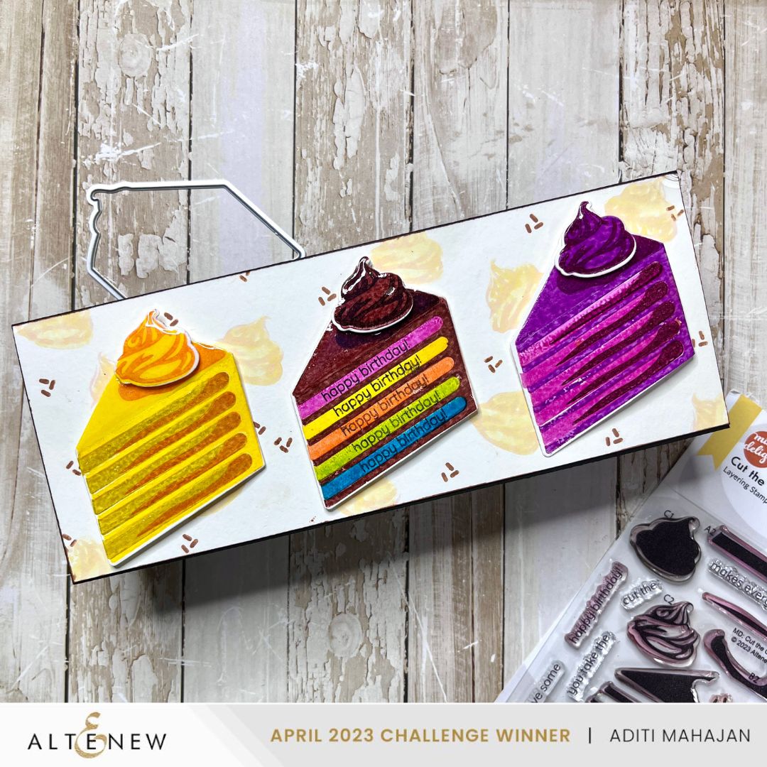 Mini Delight Mini Delight: Cut the Cake Stamp & Die Set