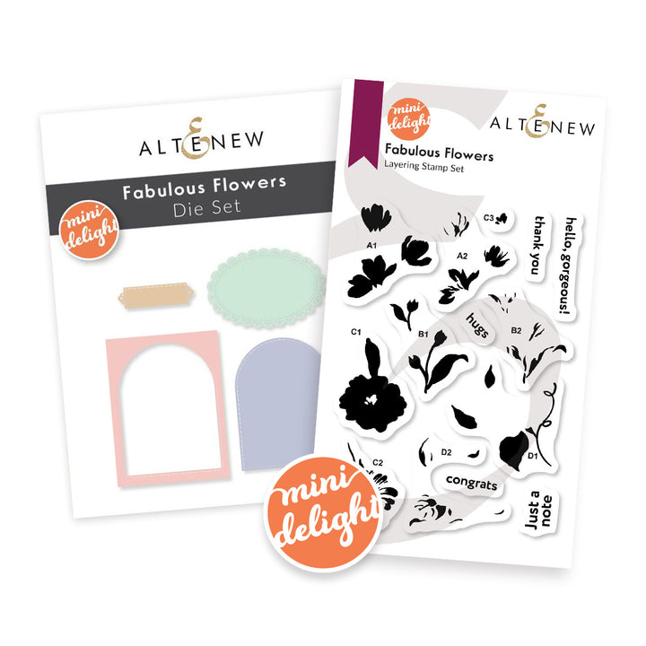 Mini Delight Mini Delight: Fabulous Flowers Stamp & Die Set
