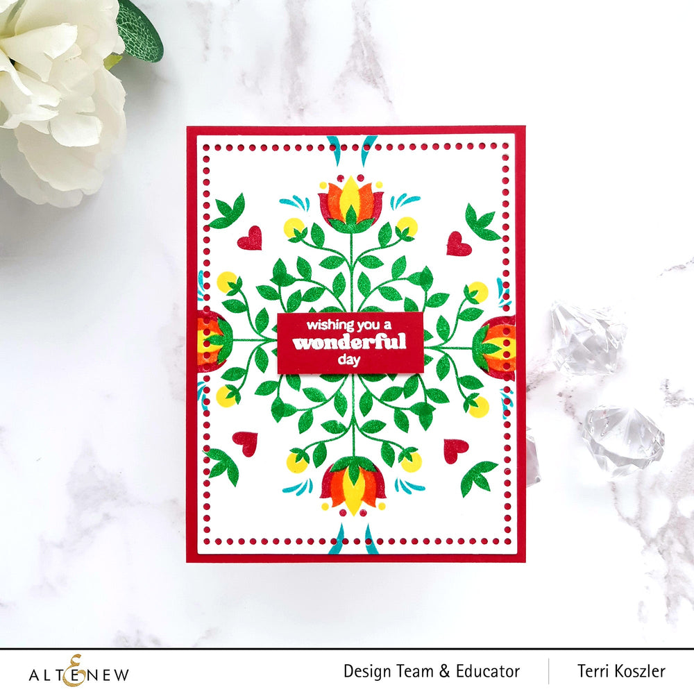 Mini Delight Mini Delight: Folk Motif Stamp & Die Set