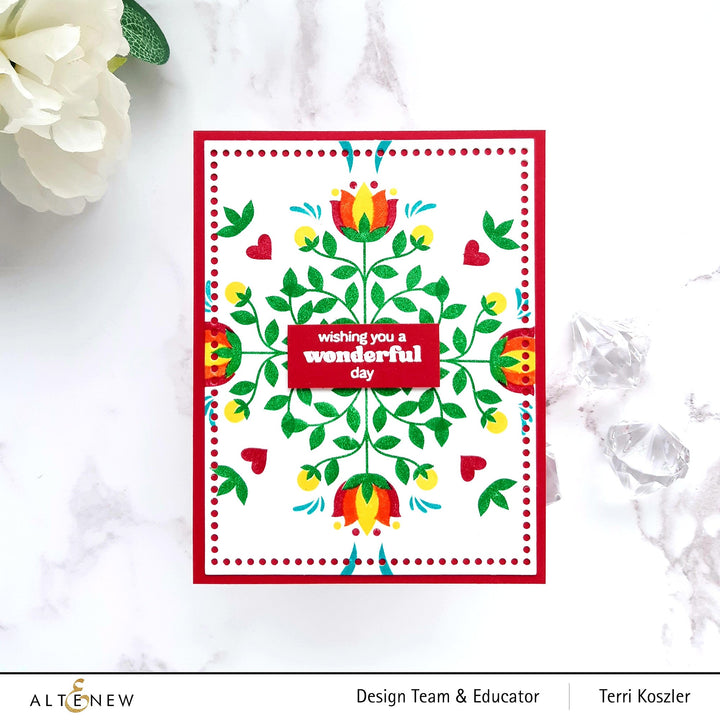 Mini Delight Mini Delight: Folk Motif Stamp & Die Set