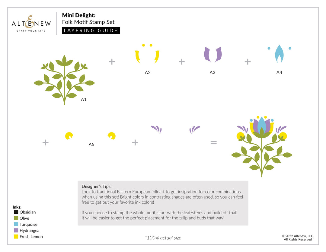 Mini Delight Mini Delight: Folk Motif Stamp & Die Set