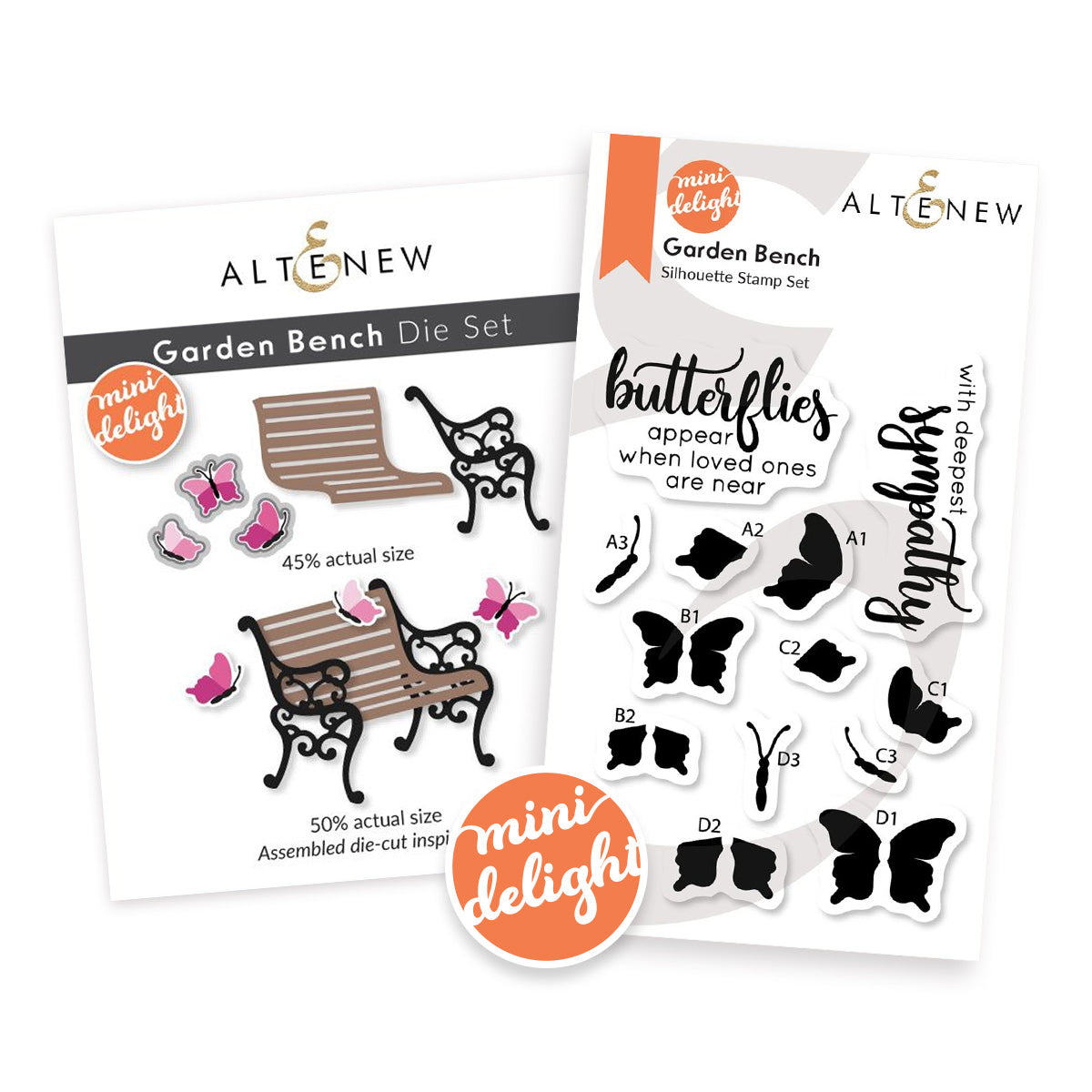 Mini Delight Mini Delight: Garden Bench Stamp & Die Set