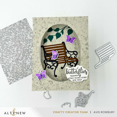 Mini Delight Mini Delight: Garden Bench Stamp & Die Set