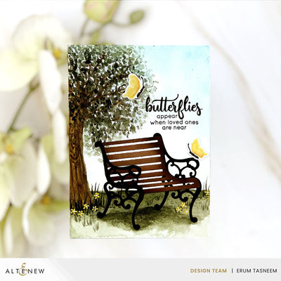 Mini Delight Mini Delight: Garden Bench Stamp & Die Set