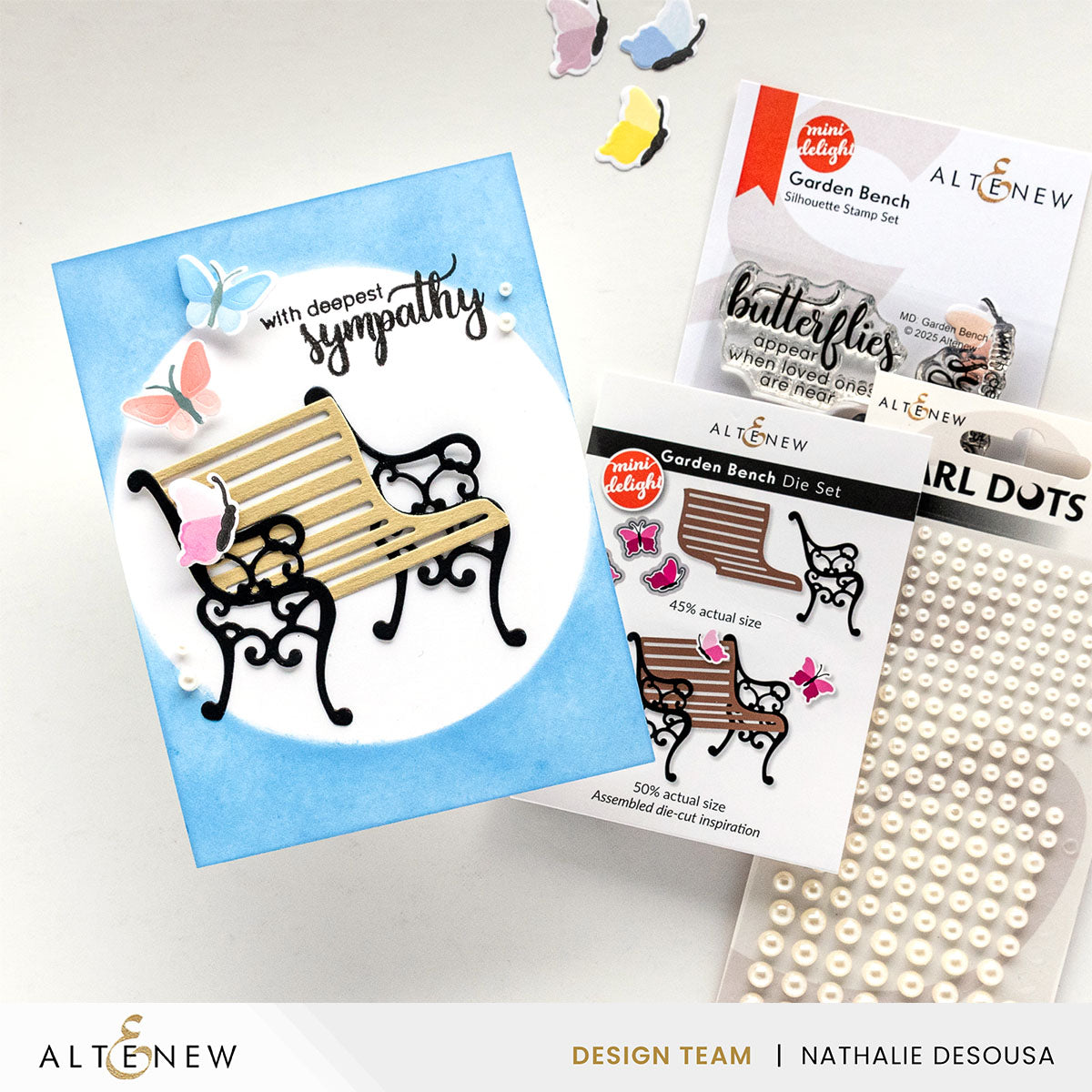 Mini Delight Mini Delight: Garden Bench Stamp & Die Set