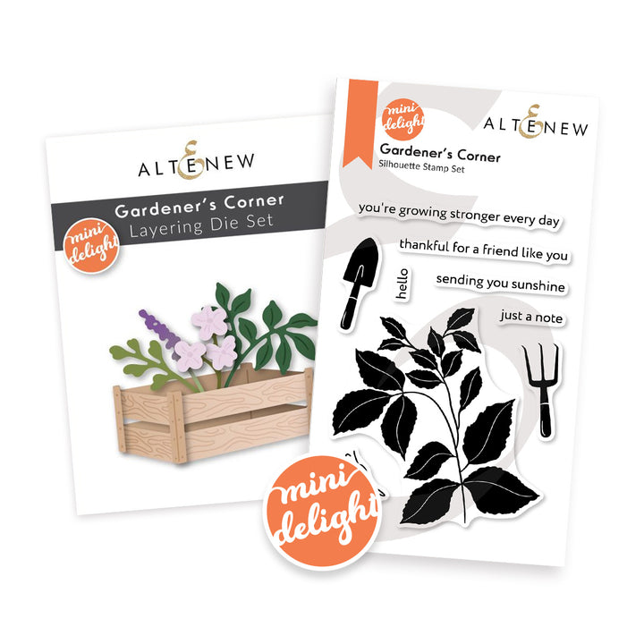 Mini Delight Mini Delight: Gardener's Corner Stamp & Die Set