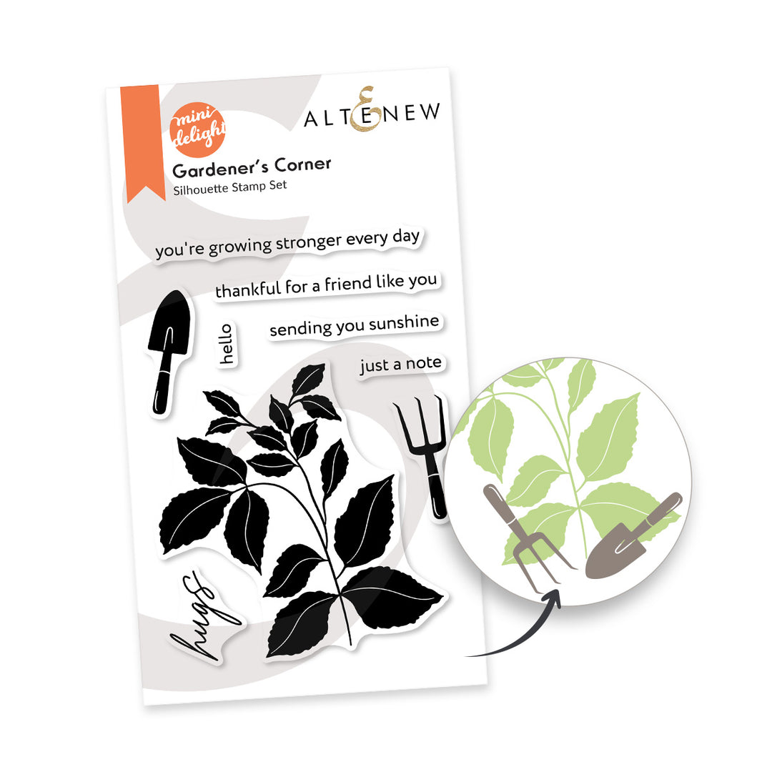 Mini Delight Mini Delight: Gardener's Corner Stamp & Die Set