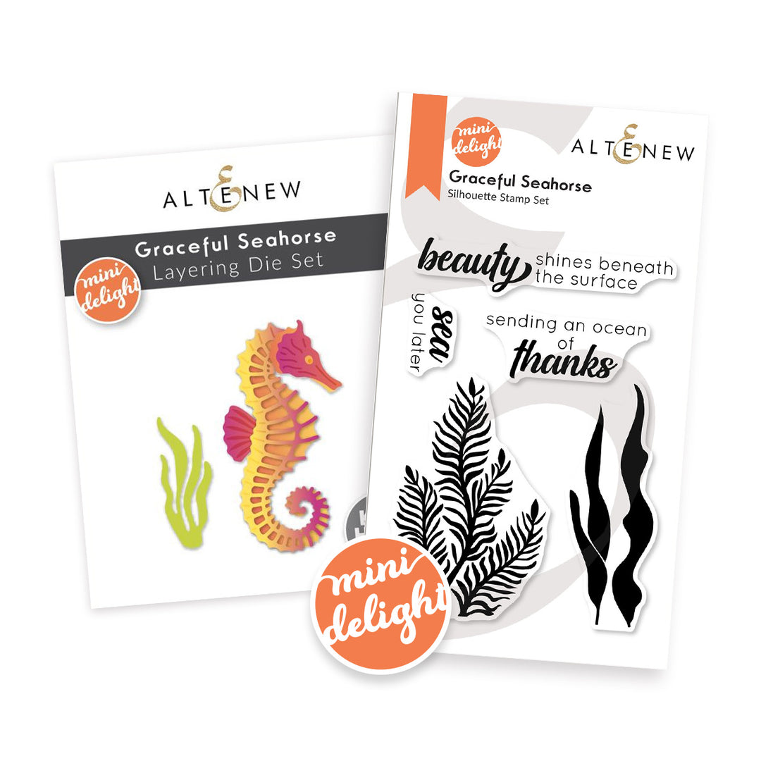 Mini Delight Mini Delight: Graceful Seahorse Stamp & Die Set