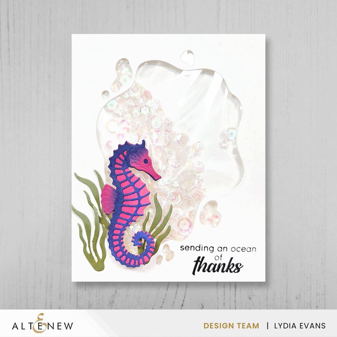 Mini Delight Mini Delight: Graceful Seahorse Stamp & Die Set