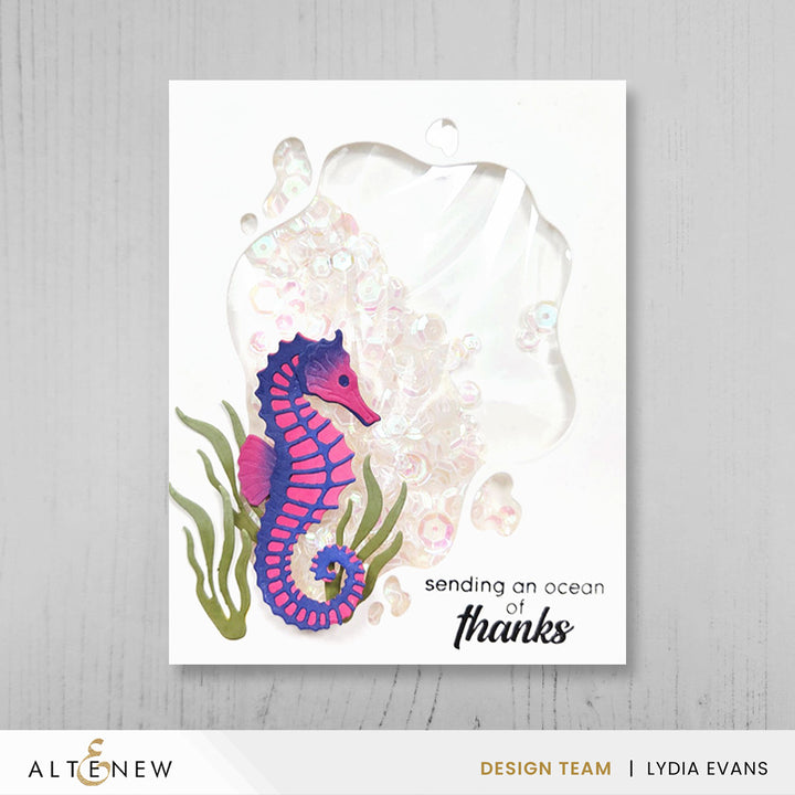 Mini Delight Mini Delight: Graceful Seahorse Stamp & Die Set