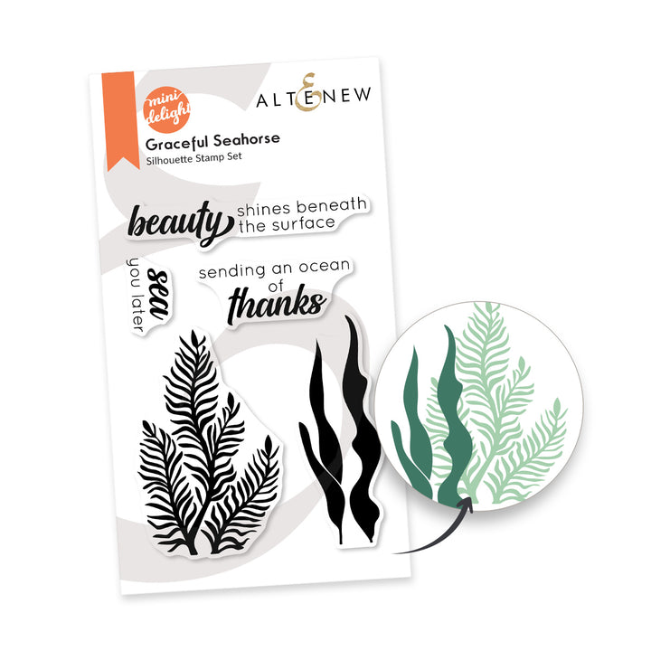 Mini Delight Mini Delight: Graceful Seahorse Stamp & Die Set