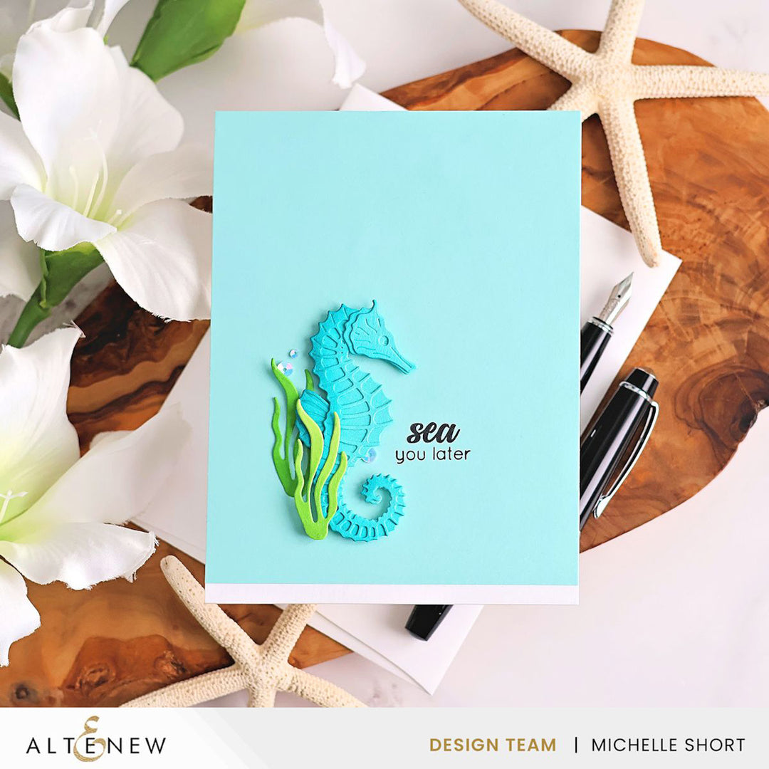 Mini Delight Mini Delight: Graceful Seahorse Stamp & Die Set