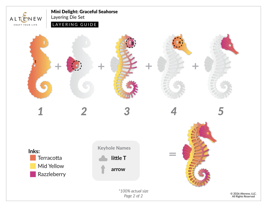 Mini Delight Mini Delight: Graceful Seahorse Stamp & Die Set