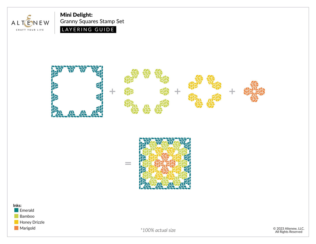 Mini Delight Mini Delight: Granny Squares Stamp & Die Set