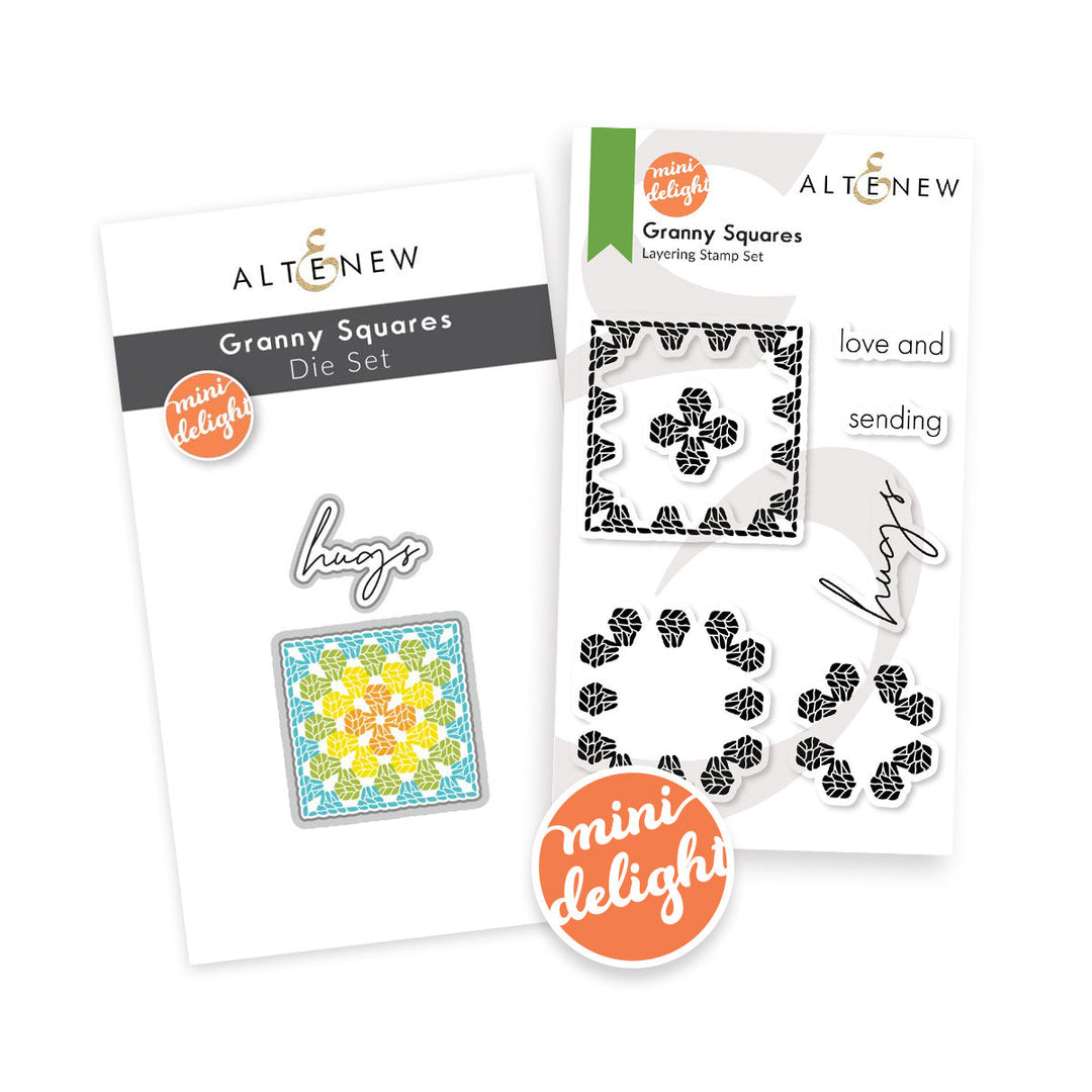 Mini Delight Mini Delight: Granny Squares Stamp & Die Set