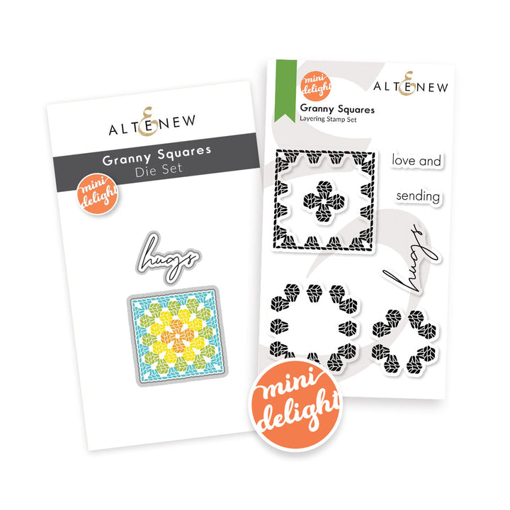 Mini Delight Mini Delight: Granny Squares Stamp & Die Set