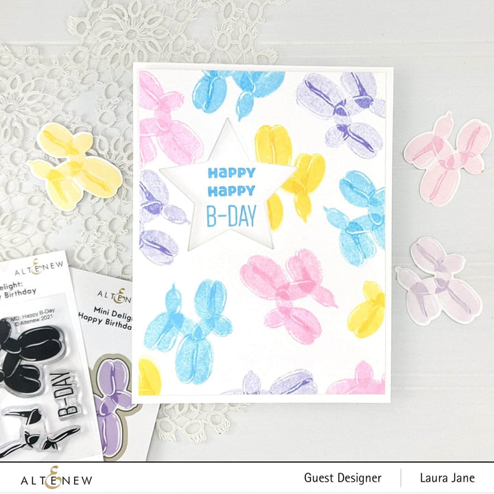 Mini Delight Mini Delight: Happy Birthday Stamp & Die Set