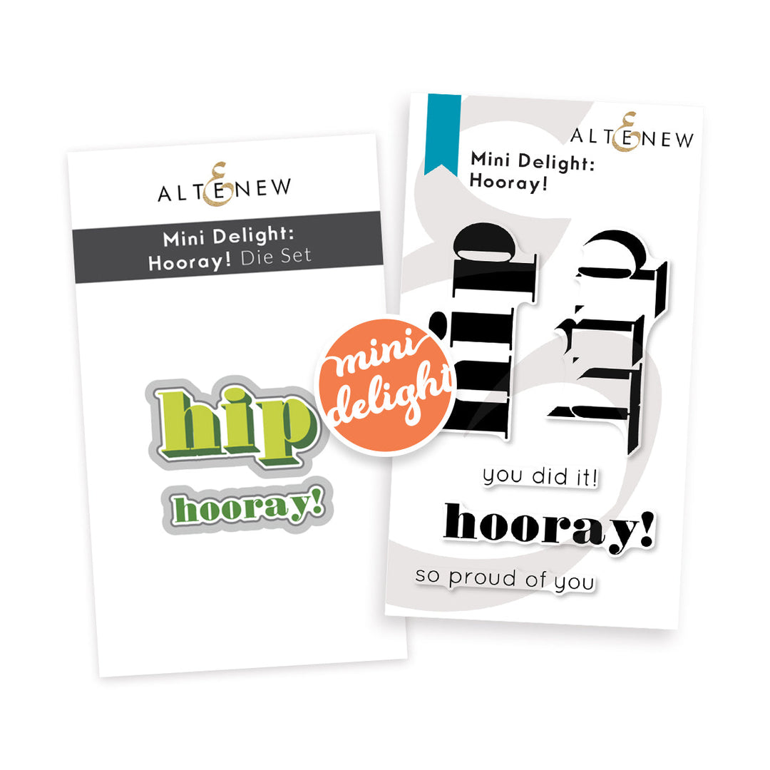 Mini Delight Mini Delight: Hooray! Stamp & Die Set