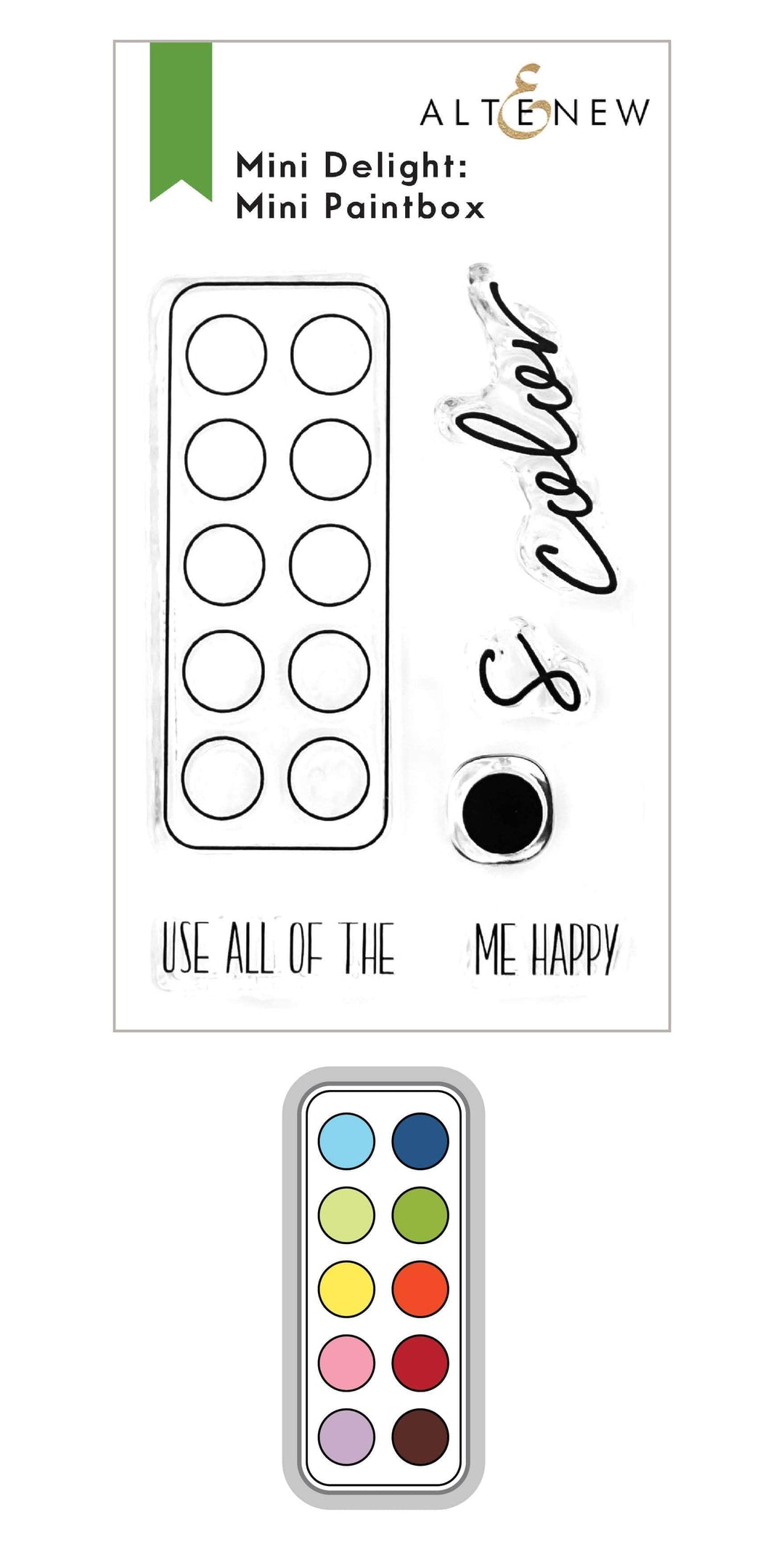 Mini Delight Mini Delight: Mini Paintbox Stamp & Die Set