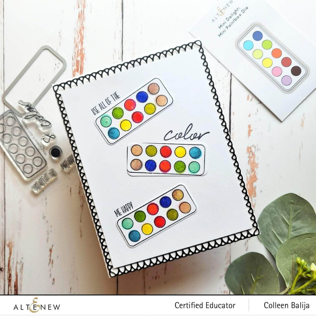 Mini Delight Mini Delight: Mini Paintbox Stamp & Die Set