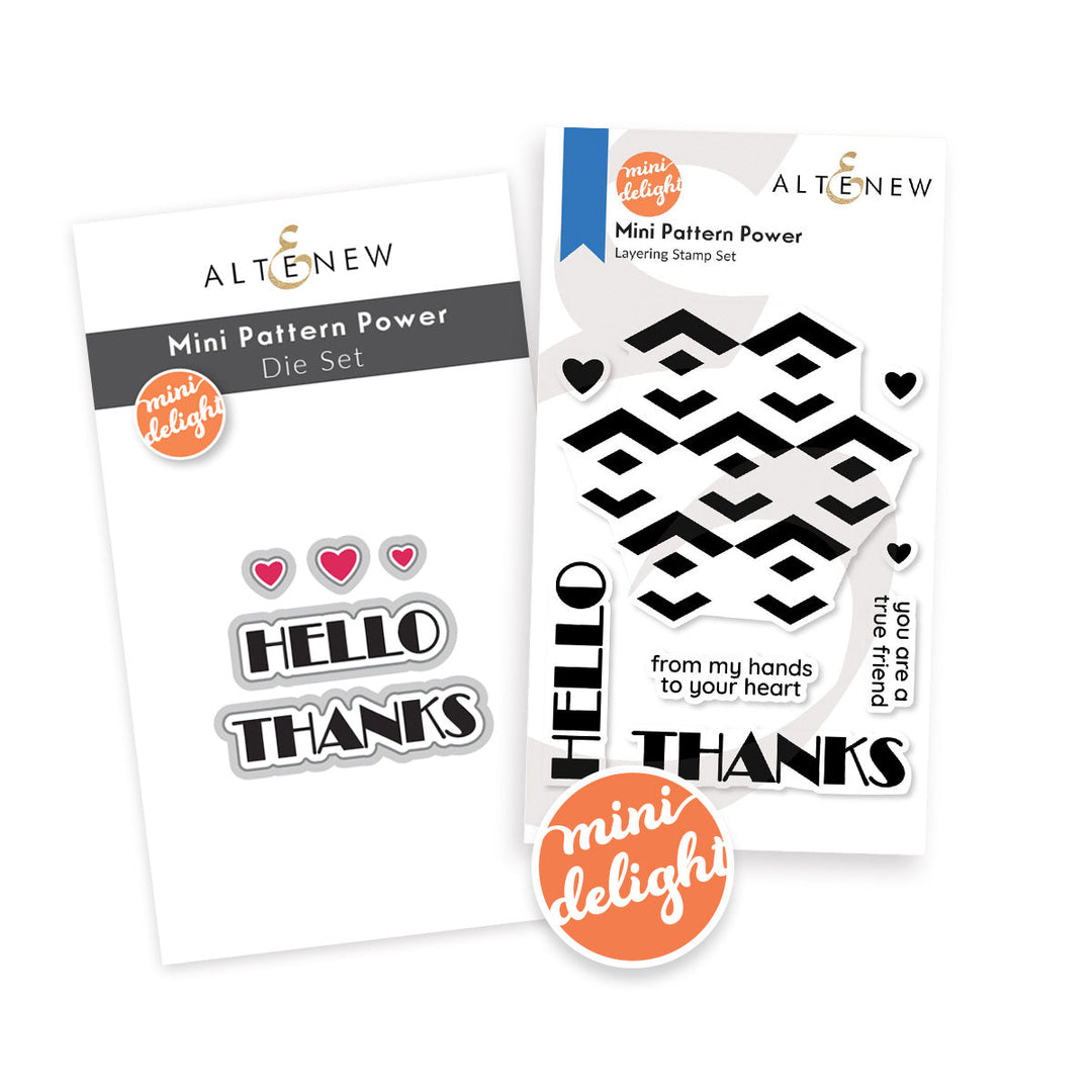 Mini Delight Mini Delight: Mini Pattern Power Stamp & Die Set