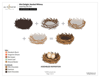 Mini Delight Mini Delight: Nestled Whimsy Stamp & Die Set