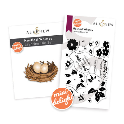 Mini Delight Mini Delight: Nestled Whimsy Stamp & Die Set