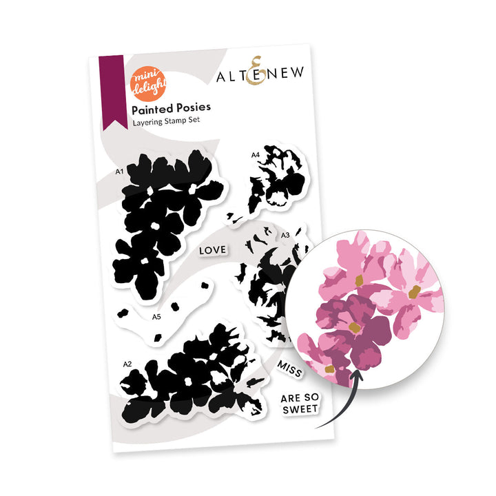 Mini Delight Mini Delight: Painted Posies Stamp & Die Set