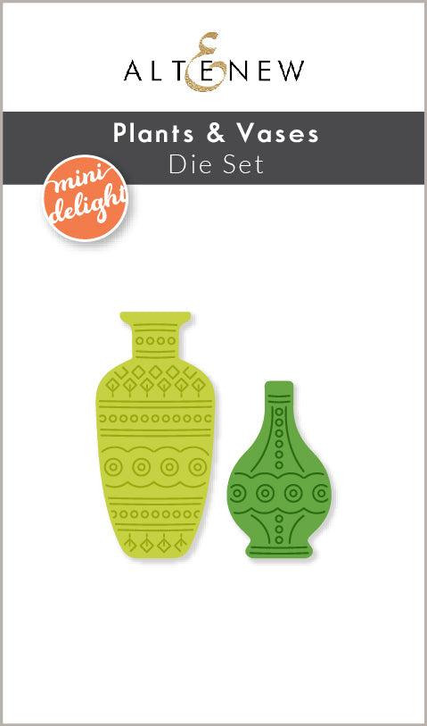 Mini Delight Mini Delight: Plants & Vases Stamp & Die Set