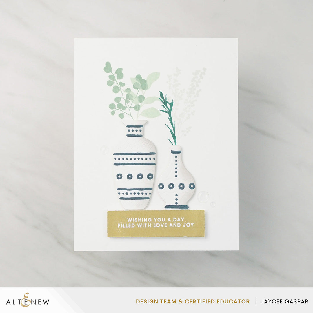 Mini Delight Mini Delight: Plants & Vases Stamp & Die Set