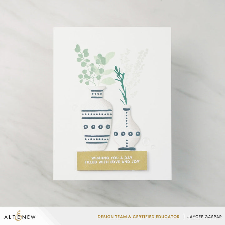 Mini Delight Mini Delight: Plants & Vases Stamp & Die Set