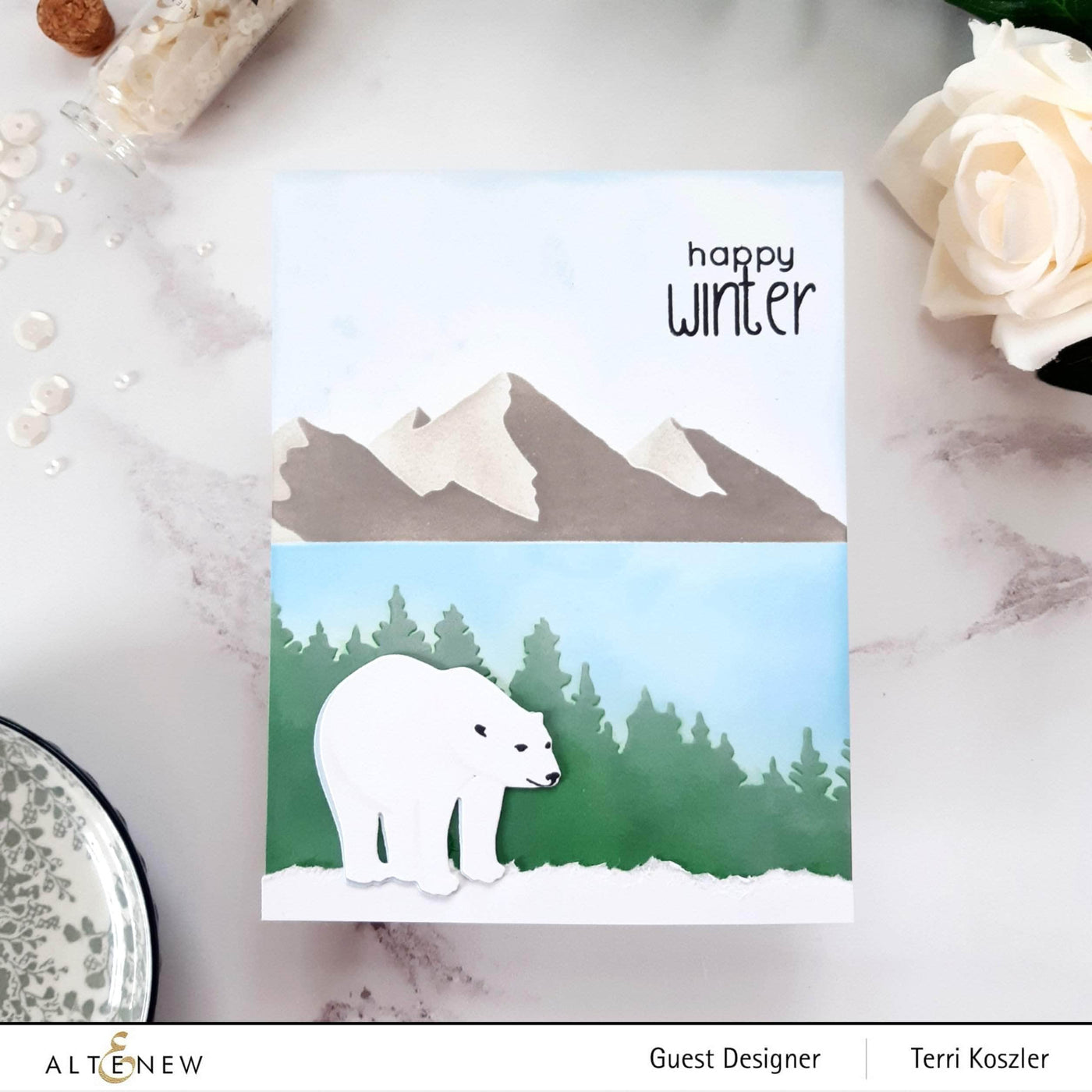 Mini Delight Mini Delight: Polar Bear Stamp & Die Set