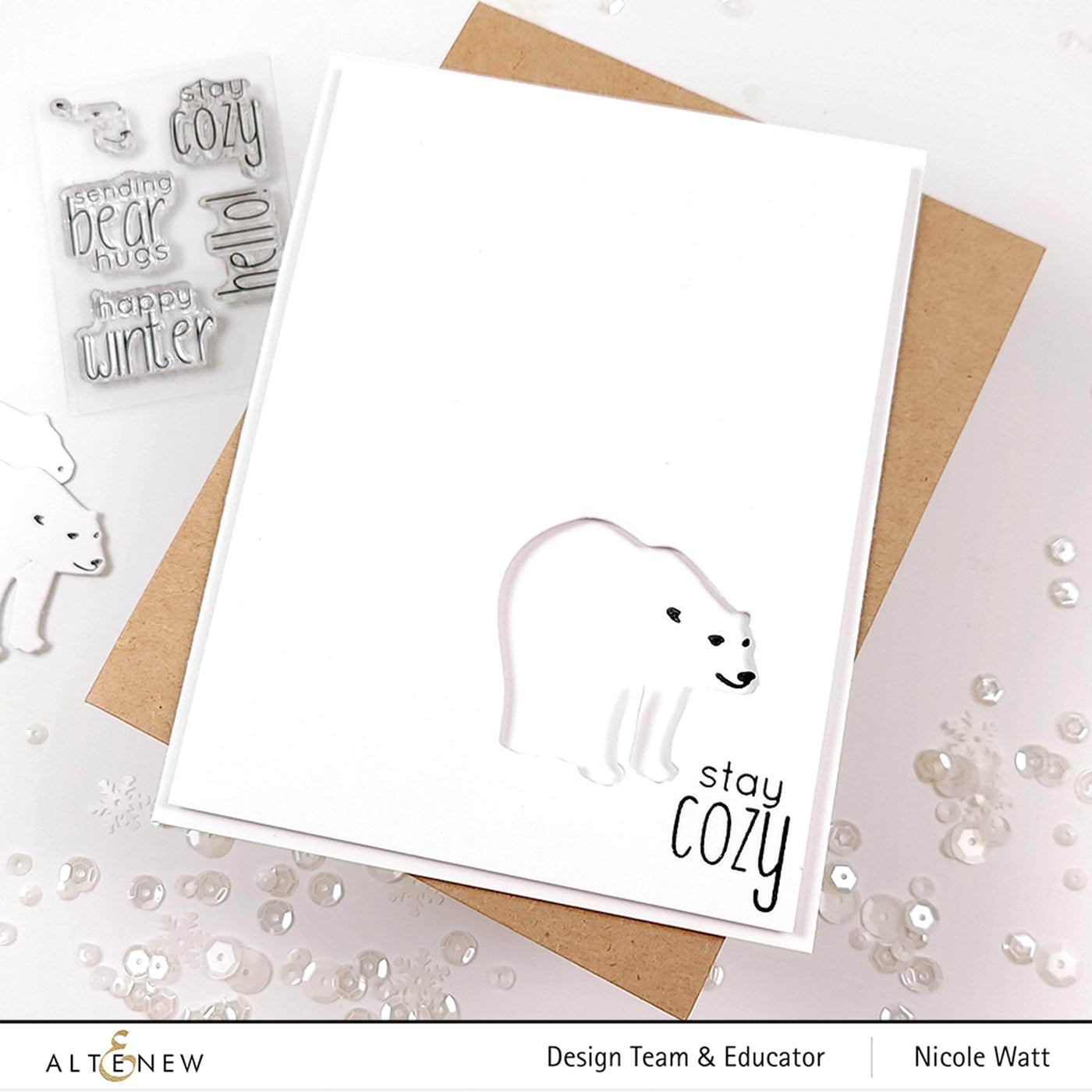 Mini Delight Mini Delight: Polar Bear Stamp & Die Set