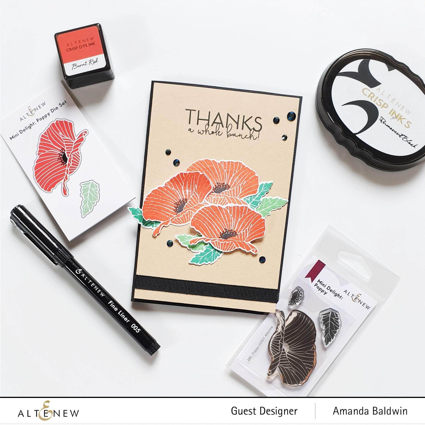 Mini Delight Mini Delight: Poppy Stamp & Die Set