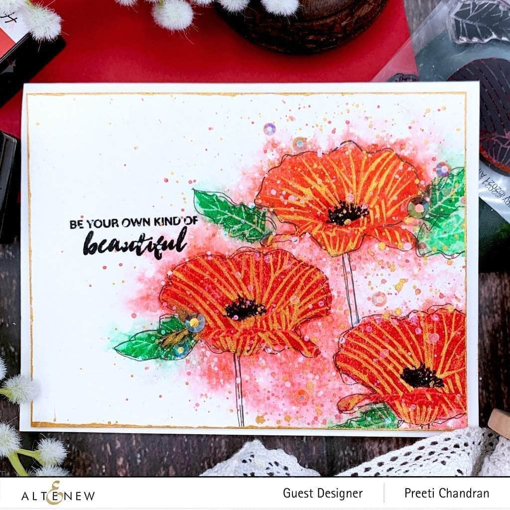 Mini Delight Mini Delight: Poppy Stamp & Die Set