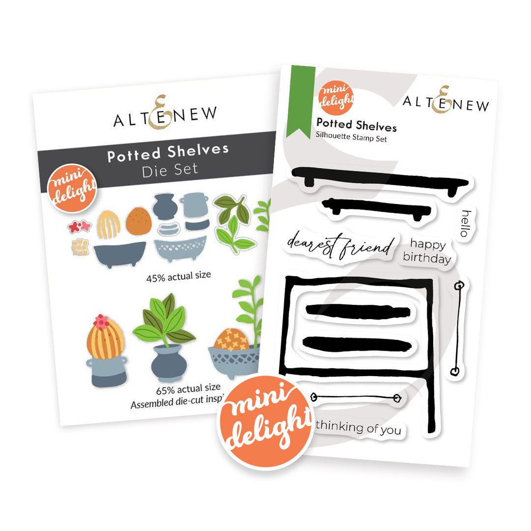 Mini Delight Mini Delight: Potted Shelves Stamp & Die Set